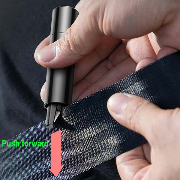 2 in 1 Safety Hammer Glass Breaker & Belt Cutter Emergency Escape Tool