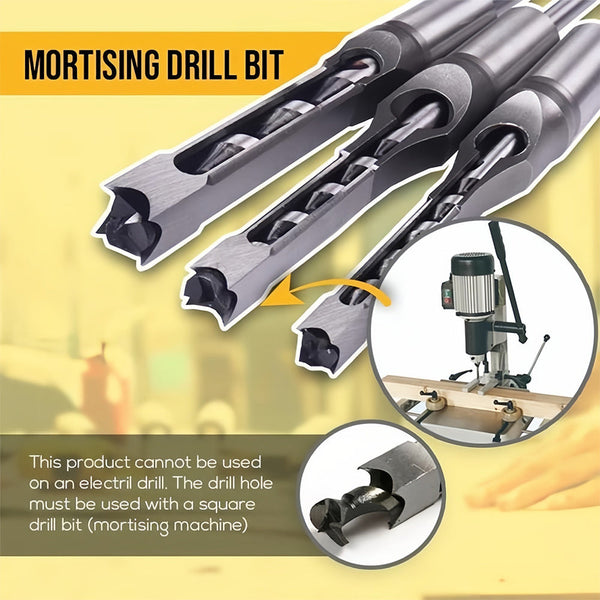 Square Wood Chisel Drill Bit